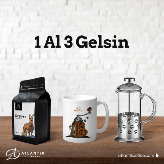 Atlantik Filtre Kahve 3�ü 1 arada