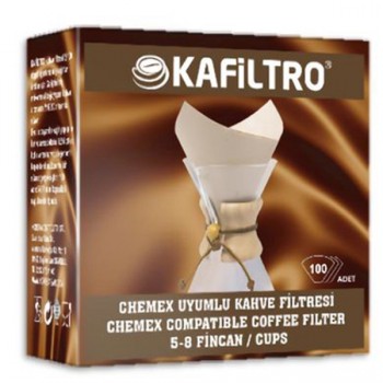 Kafiltro Chemex Filtre Kağıdı 6-8 Cup 100 Adet