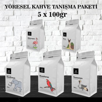 Atlantik Yöresel Kahve Tanışma Paketi 5x100gr