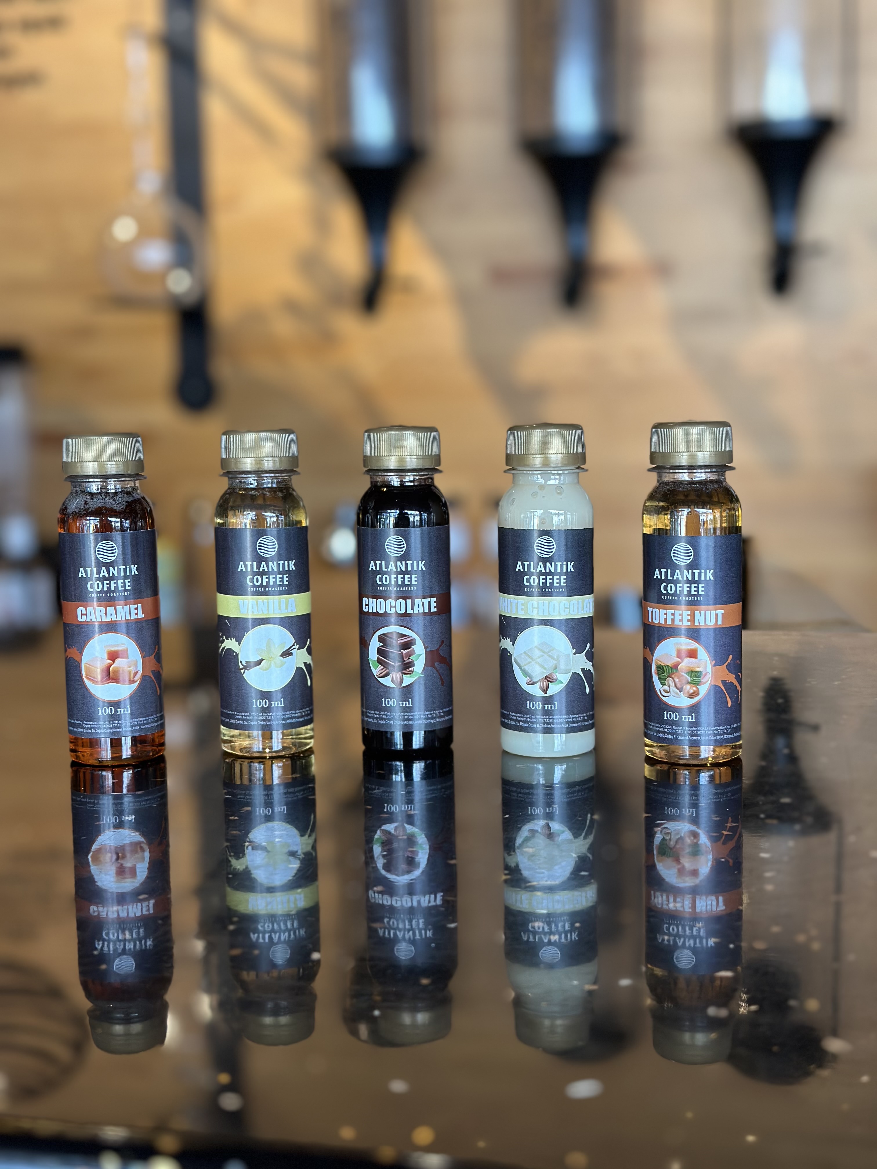 Atlantik Kahve Şurup Seti 5x100ml